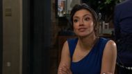 Audra (Zuleyka Silver) is walking into Dumas's party already a winner on The Young and the Restless | Image: CBS